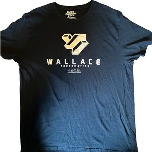 LOOT CRATE EXCLUSIVE WALLACE CORPORATION BLADE RUNNER 2049 SHIRT SZ 2XL DK BLUE